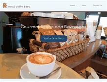 Tablet Screenshot of mettocoffee.com